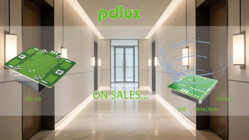 PD-V9 र PD-V3 माइक्रोवेभ मोशन सेन्सरहरू